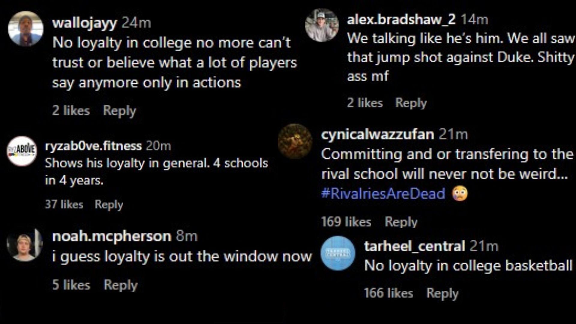 Image via the comments of the Instagram post.